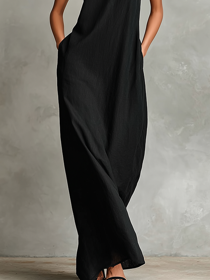 Nerina™ | Elegant Mono Turtleneck Dress
