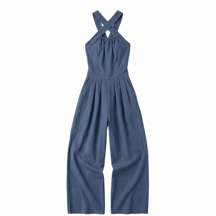 Camille™ | Open-Back Wide-Leg Jumpsuit