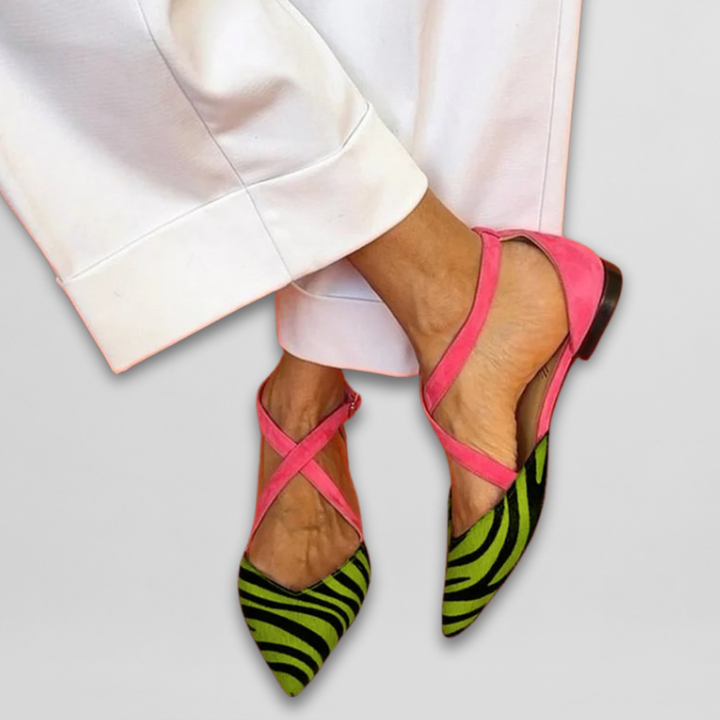 Mireva™ | Strappy Mary Jane Ballet Flats