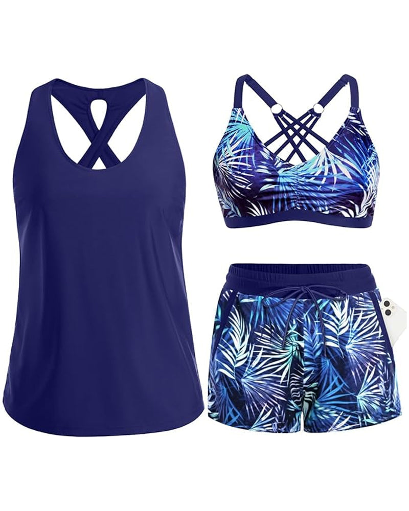 Sienna™ | 3PCS Raglan Bikini Set with Cover-Up