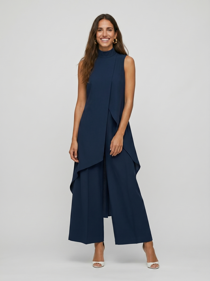Isandra™ | Elegant Longline Two-Piece Set