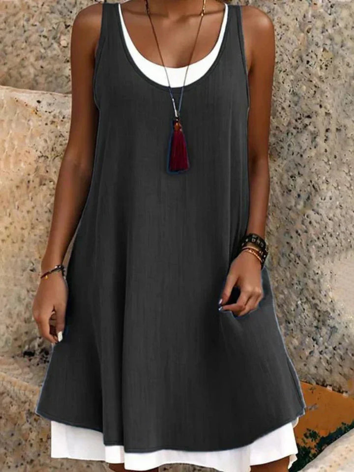 Naomi™ | Layered Tank Dress