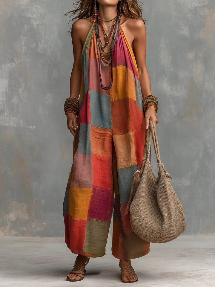 Aveline™ | Boho Wide-Leg Summer Jumpsuit