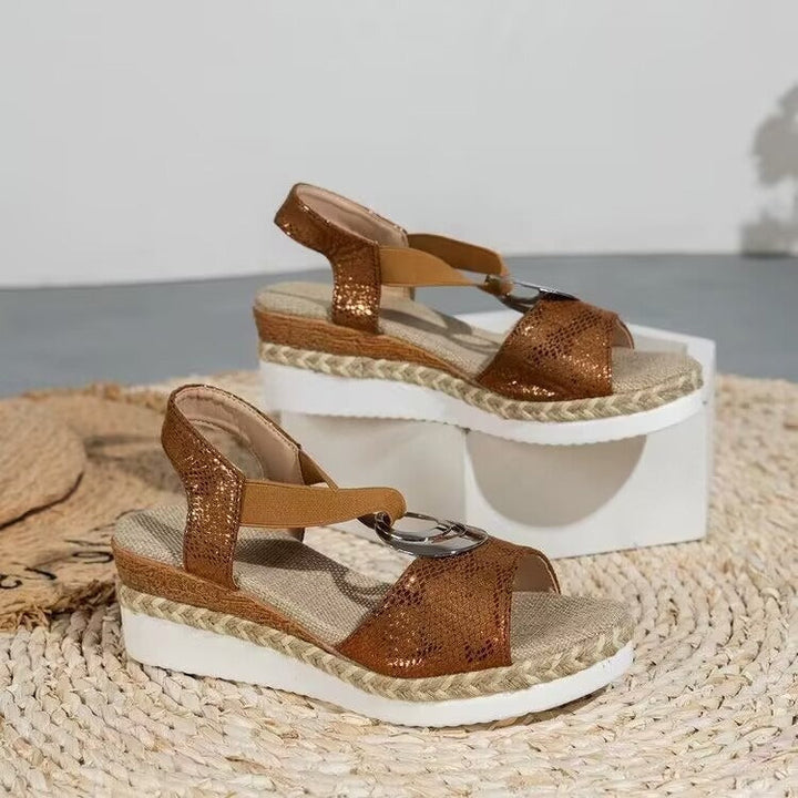 Myla™ │ Elegant Platform Sandals
