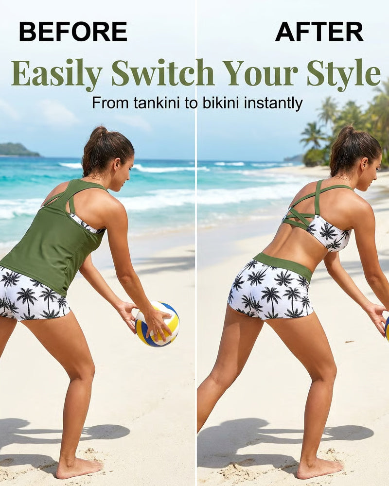 Sienna™ | 3PCS Raglan Bikini Set with Cover-Up