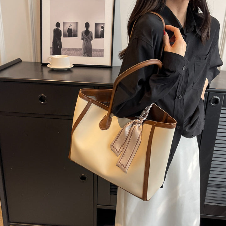 ÉLOISE™ - Contrast Trim Structured Tote Bag