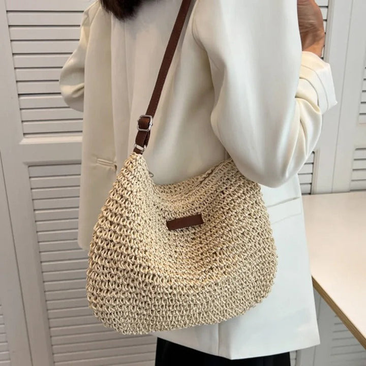 Margaux™ | Straw Crossbody Bag