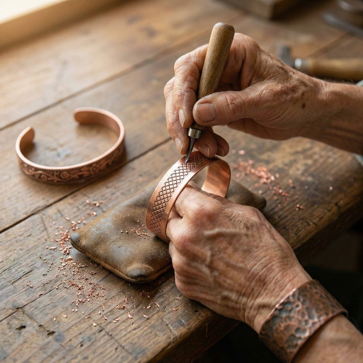 Parure en cuivre Forge de Chloé – vue 4