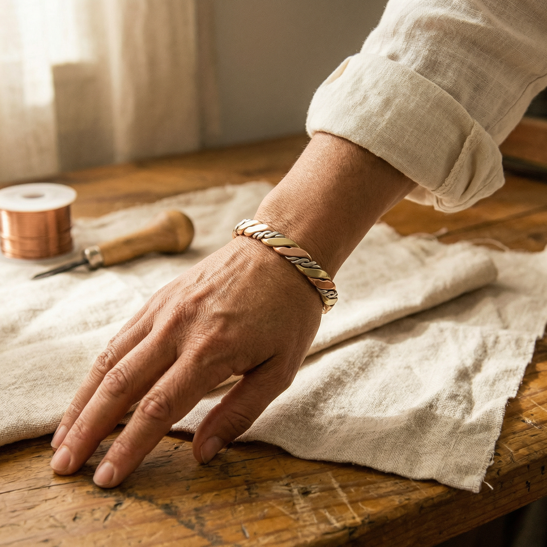 Bracelet en cuivre Stone de Chloé – vue 2