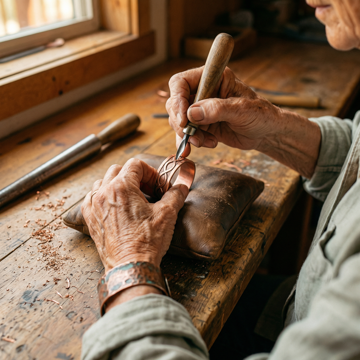 Bague en cuivre Char de Chloé – vue 4