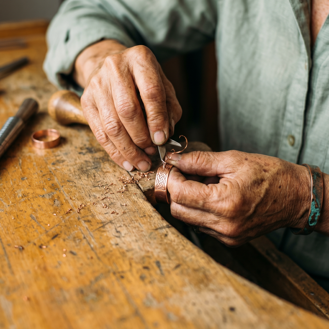 Bague en cuivre Fen de Chloé – vue 4