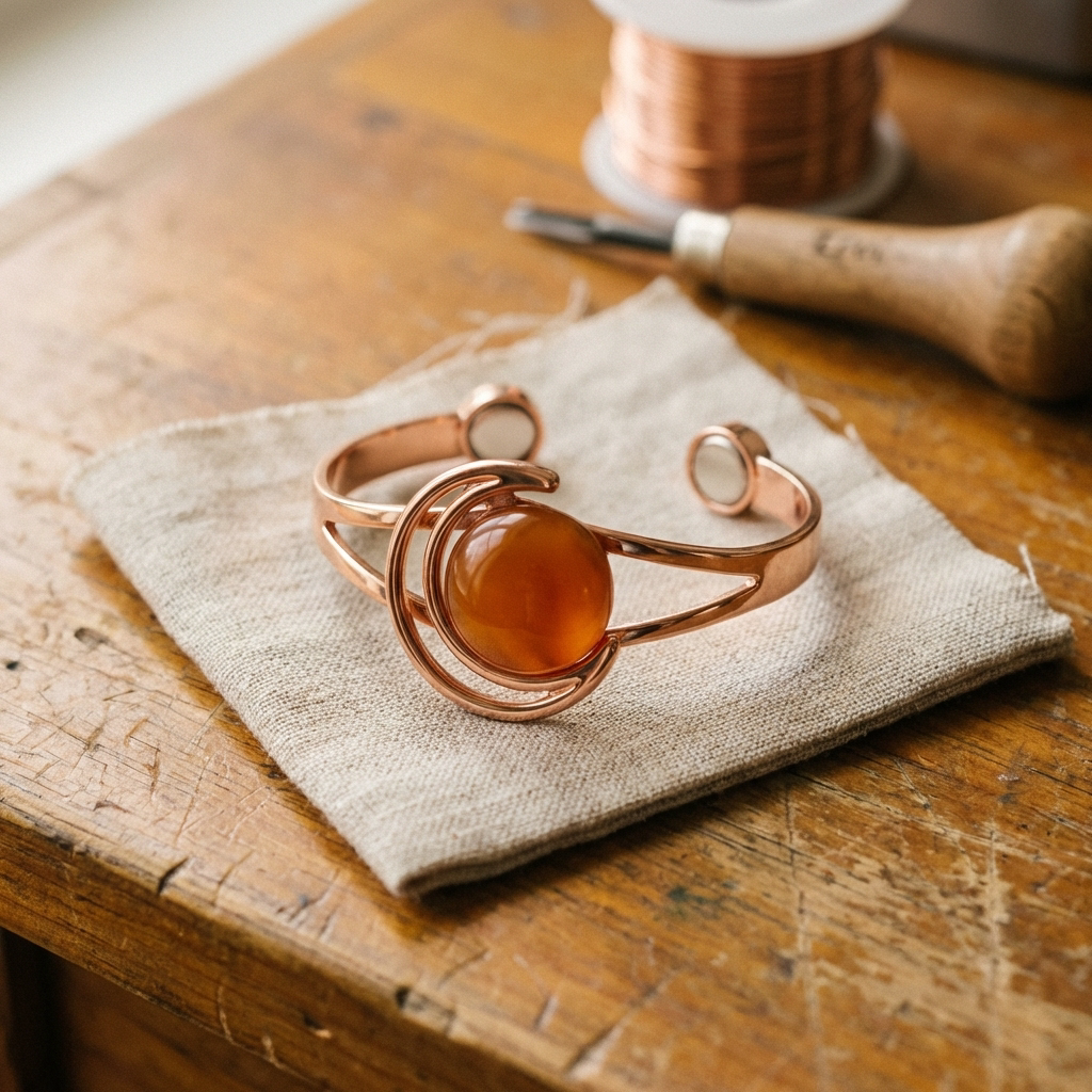 Bracelet en cuivre Sphere Orange de Chloé