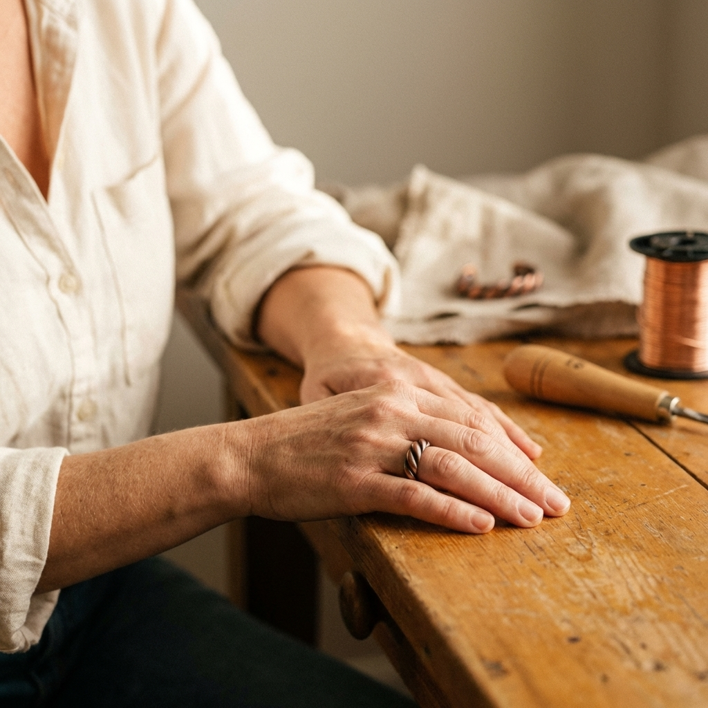 Bague en cuivre Tine de Chloé – vue 2