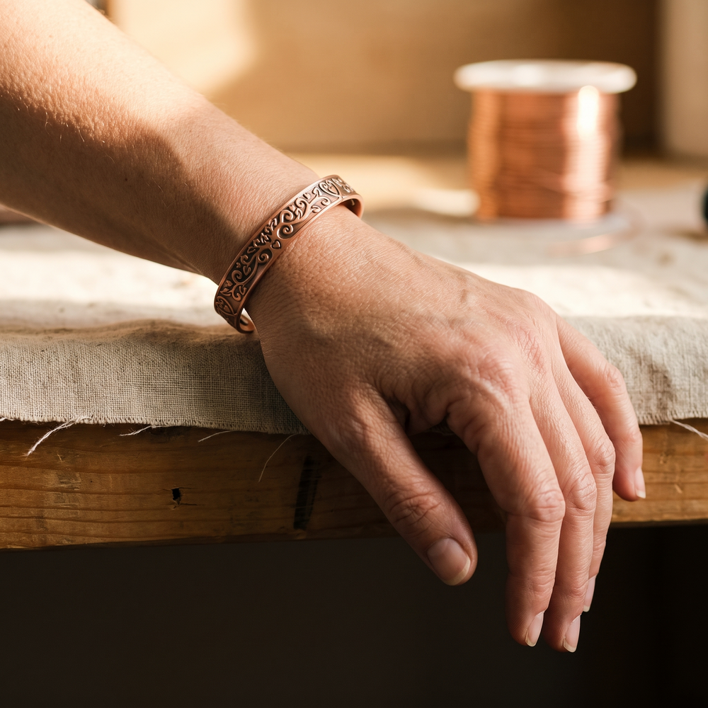 Bracelet en cuivre Tide de Chloé – vue 2